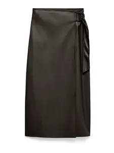 VERO MODA Sukňa 'VMPolly'  tmavohnedá