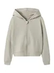 NAME IT Tepláková bunda 'NKFMILLE'  kamenná