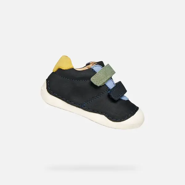 Tmavě modré chlapecké pantofle Geox Tutim