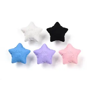 Rubberized Style Acrylic Beads