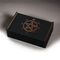 Rectangle Wooden Tarot Storage Box for Divination