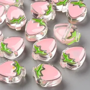 Transparent Enamel Acrylic Beads