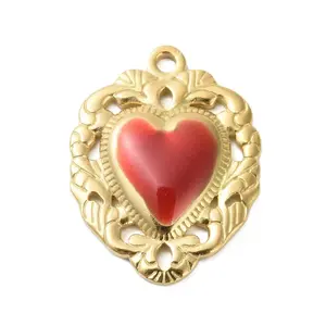 304 Stainless Steel Enamel Pendants