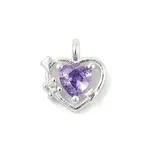 925 Sterling Silver Micro Pave Cubic Zirconia Pendants