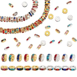 600Pcs 2 Colors Iron Spacer Beads