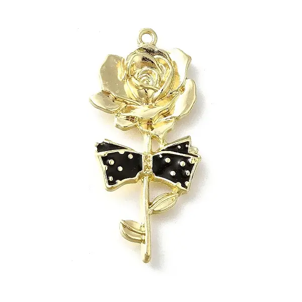 Alloy Black Enamel Gothic Style Pendants