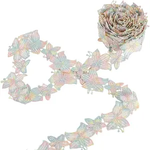 5 Yards Flower Polyester Lace Ribbon