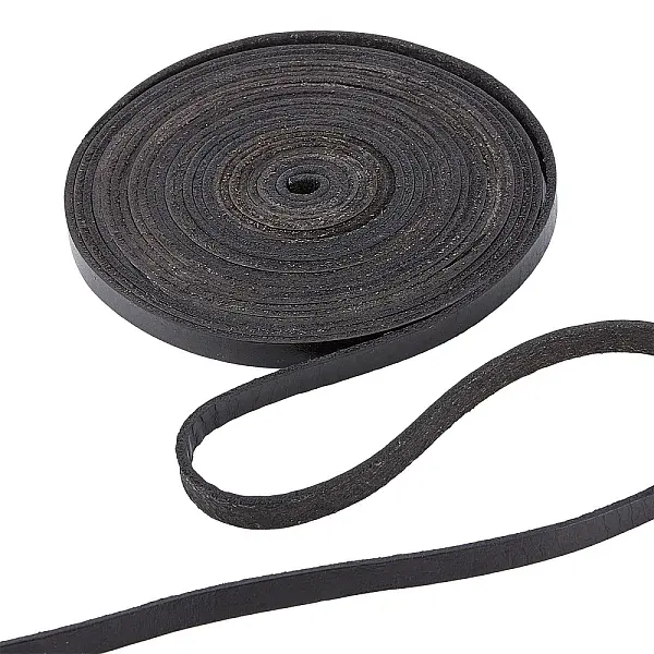 Flat Leather Jewelry Cord
