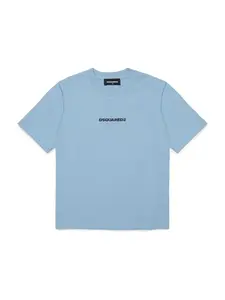 DSQUARED2 Tričko  modrosivá / čierna