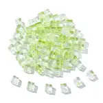 100Pcs Baking Paint Transparent Glass Beads