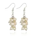 Grade A Pearl Beads Dangle Earrings