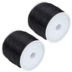 2 Rolls Flat Elastic Crystal Spandex String