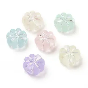 Transparent Frosted Acrylic Beads