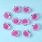 10Pcs Frosted Resin Pendants