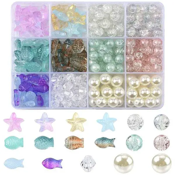 DIY Glass & Acrylic Beads Findings Kits