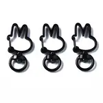 Spray Painted Eco-Friendly Alloy Swivel Snap Hooks Clasps