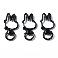 Spray Painted Eco-Friendly Alloy Swivel Snap Hooks Clasps
