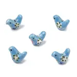 5Pcs Handmade Printed Porcelain Beads