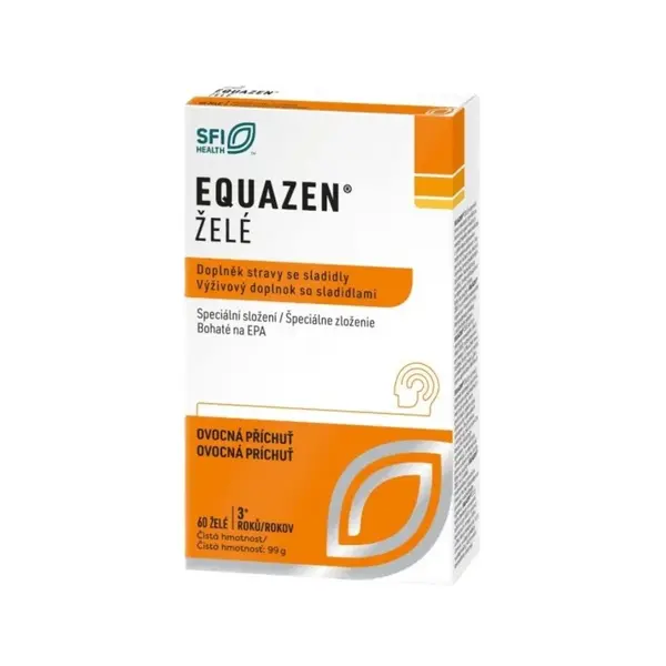 Equazen 60 ks želé s ovocnou příchutí