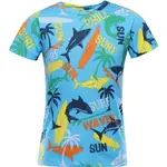 ALPINE PRO LOFINO Chlapecké triko, světle modrá, velikost 128-134