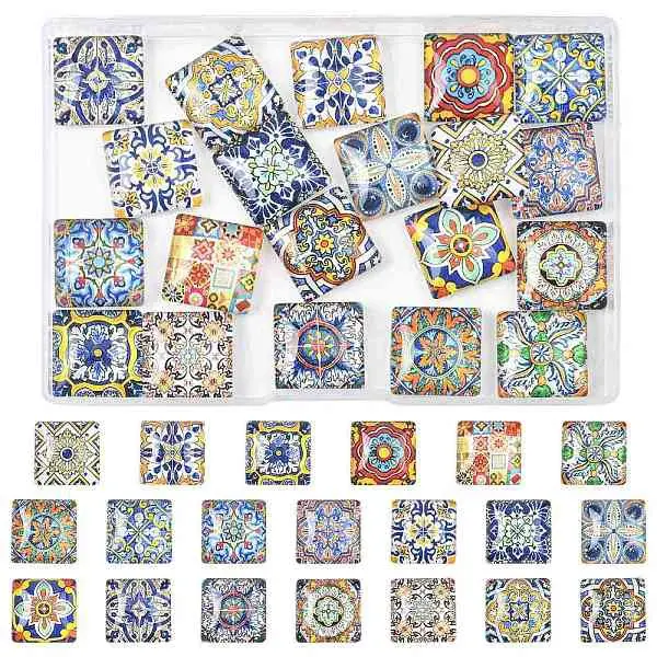 1 Bag Glass Cabochons