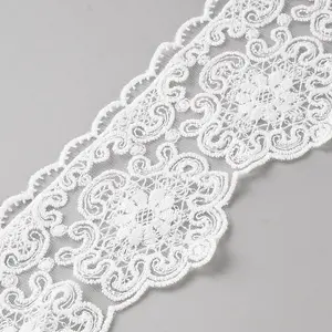 Polyester Flower Embroidery Lace Trim