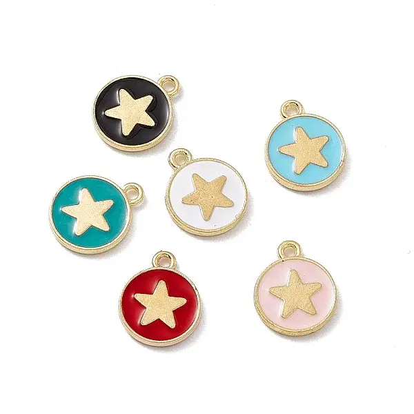 Alloy Enamel Pendants