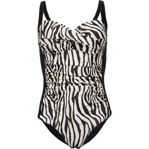 AQUOS BEVIN Dámské jednodílné plavky, černá, velikost