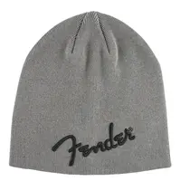 Fender Logo Beanie Charcoal Heather Gray One Size