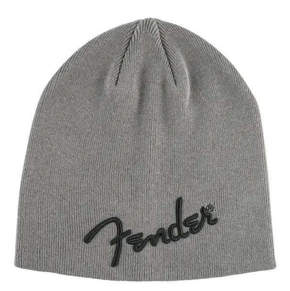 Fender Logo Beanie Charcoal Heather Gray One Size