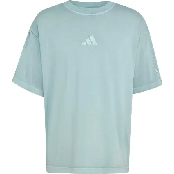 adidas M A SZN W TEE Pánské triko, světle zelená, velikost