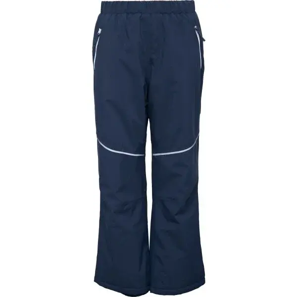 Lewro DARAN Vodoodolné detské zateplené nohavice, tmavo modrá, veľkosť 152-158