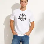 Guess cn ss logo palm t-shirt m