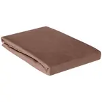 Novel PROSTĚRADLO, hnědá, 180/200 cm
