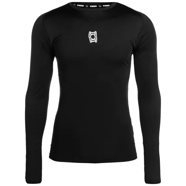 PUMA Funkčné tričko 'Hoops Team'  čierna / biela