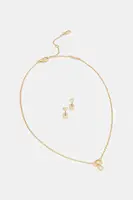 Náušnice a náhrdelník Coach