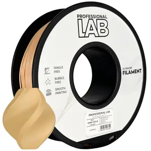Professional Lab FG-P50-E1, 3D filament, PLA+, 1,75mm, 1000g, Zlatý (Sand Gold)
