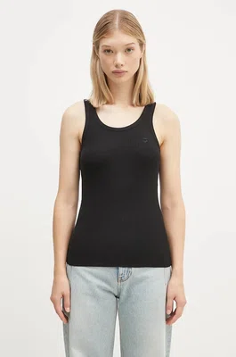 Top Coperni Rib Logo Tank Top dámský, černá barva, COPJS12F5006