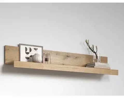 Polica Tyler 180 cm, dub evoke%