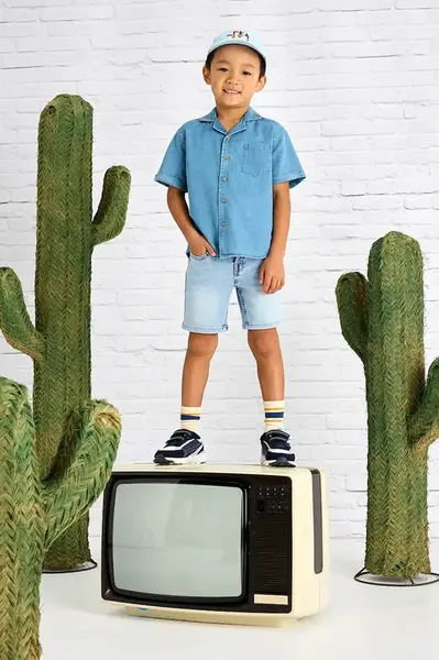 Dětské riflové kraťasy Mayoral soft denim