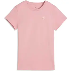 Puma ESSENTIALS ELEVATED TEE W Dámské triko, růžová, velikost
