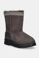 Dětské sněhule UGG KIDS CLASSIC SHORTRAILGAZER hnědá barva, 1157694K