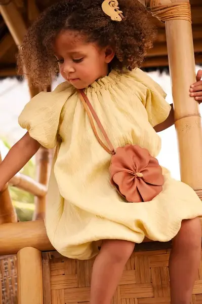 Detská kožená kabelka Donsje Toto Purse Hibiscus