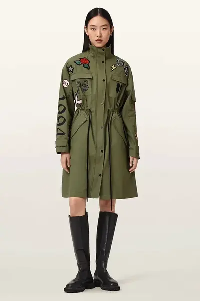 Bavlnená parka AllSaints ARIAA