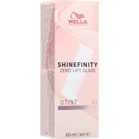 Wella Professionals Shinefinity Zero Lift Glaze demipermanentní barva na vlasy odstín 07/97 60 ml