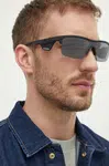 Sluneční brýle Emporio Armani pánské, černá barva