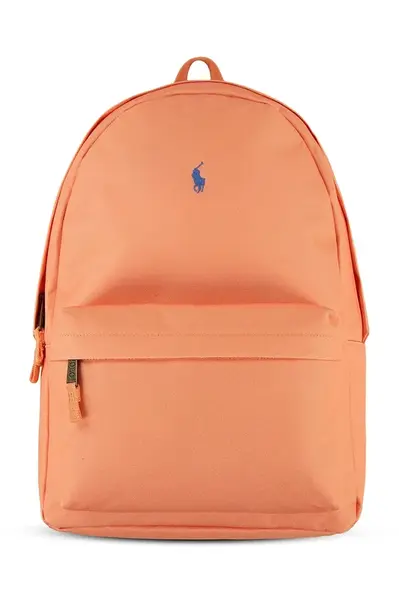 Dětský batoh Polo Ralph Lauren oranžová barva, velký, hladký, 9AR151