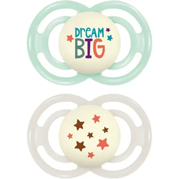 MAM Perfect Night 16+ months cumlík Mint/ Grey 2 ks