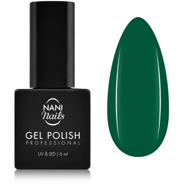 NaniNails NANI Professional gelový lak na nehty odstín Emerald Green 6 ml