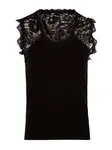 Morgan Vyšívaný top  čierna